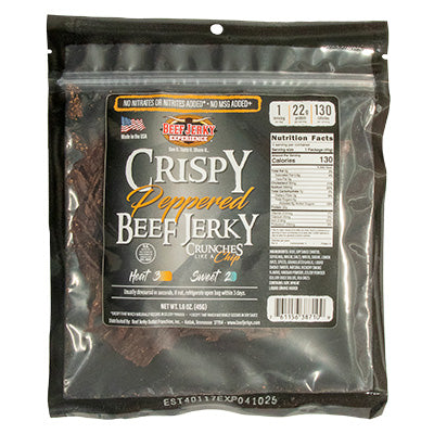 Crispy Peppered Beef Jerky